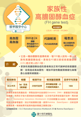 家族性高膽固醇血症基因檢測介紹