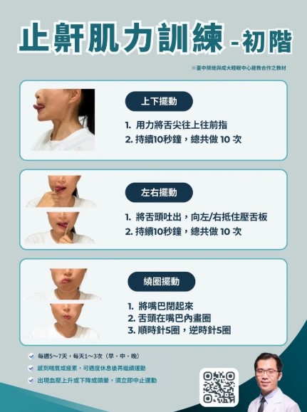 止鼾肌力訓練
