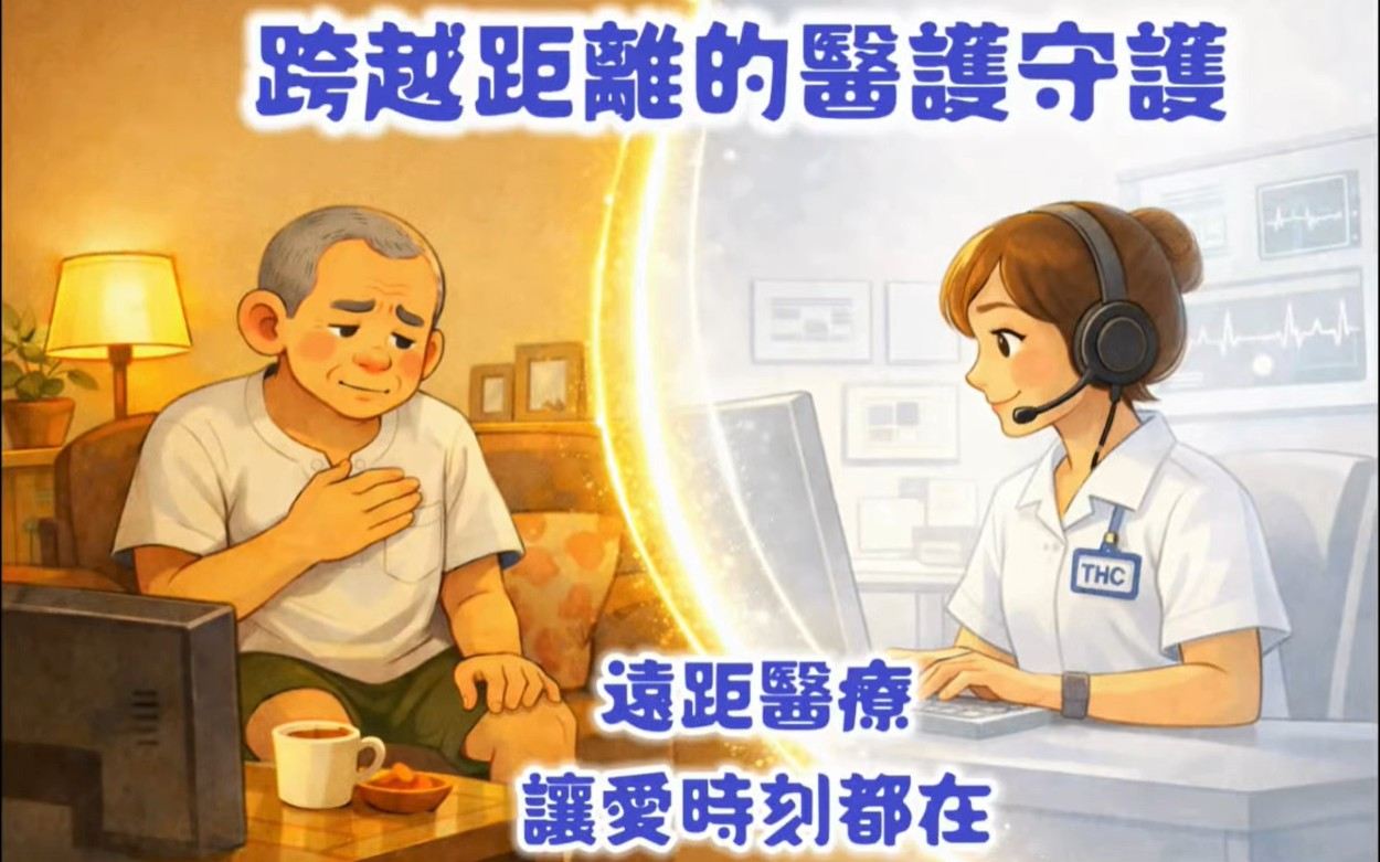 跨越距離的醫護守護 讓愛隨時都在