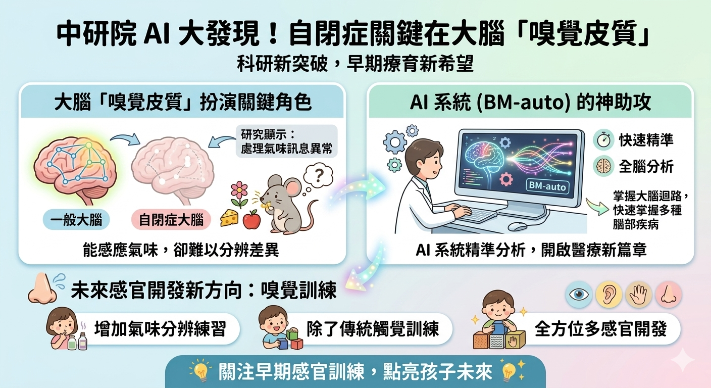 中研院揭自閉症嗅覺病灶 開啟診斷及早療契機.png